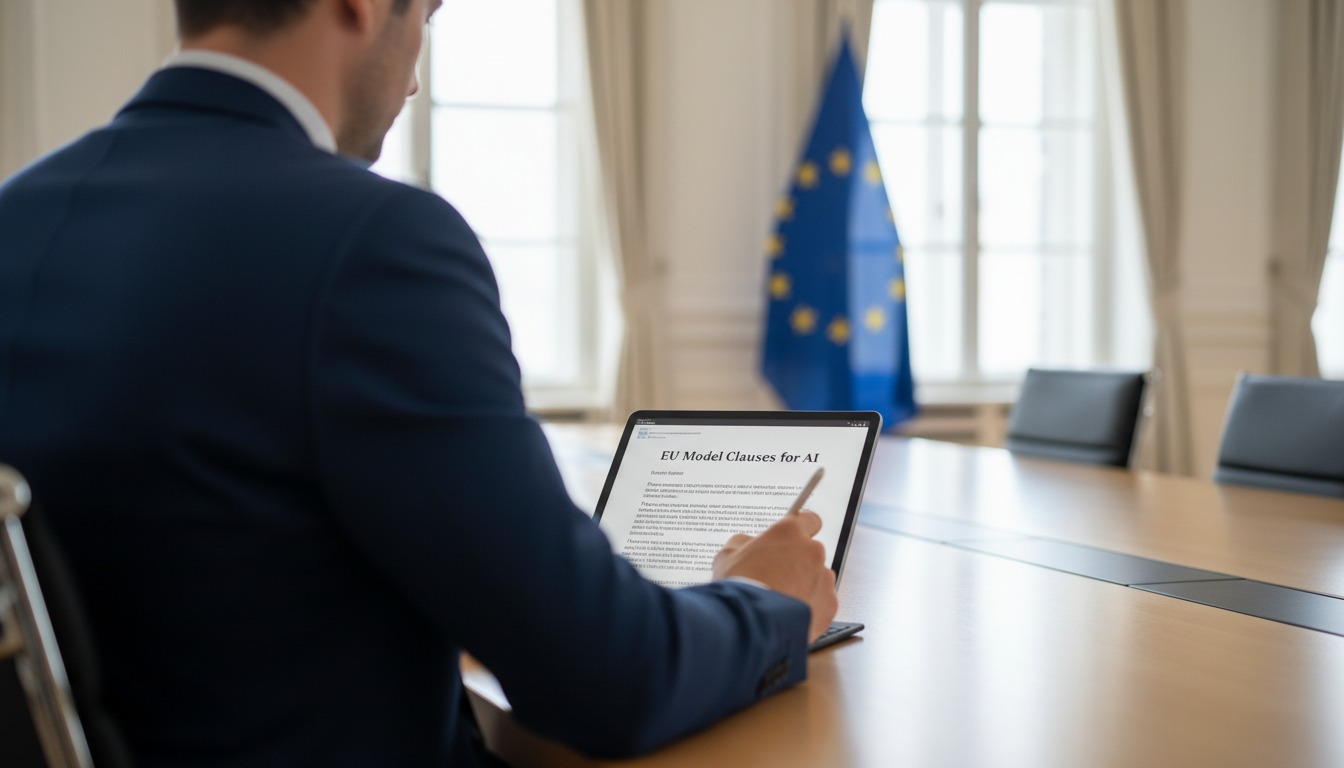 Aktuelle EU-Vertragsklauseln für KI-Beschaffung: Ein Leitfaden für öffentliche Organisationen