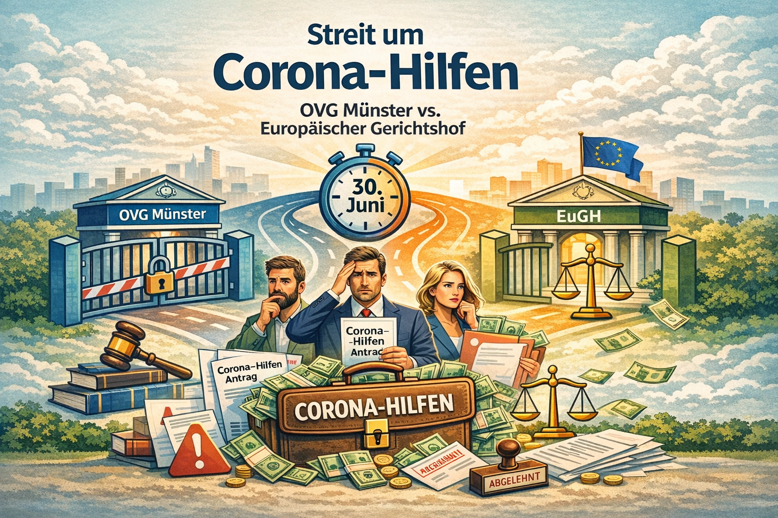 VG Hamburg widerspricht OVG Münster: Überbrückungshilfen auch nach Juni 2022 möglich